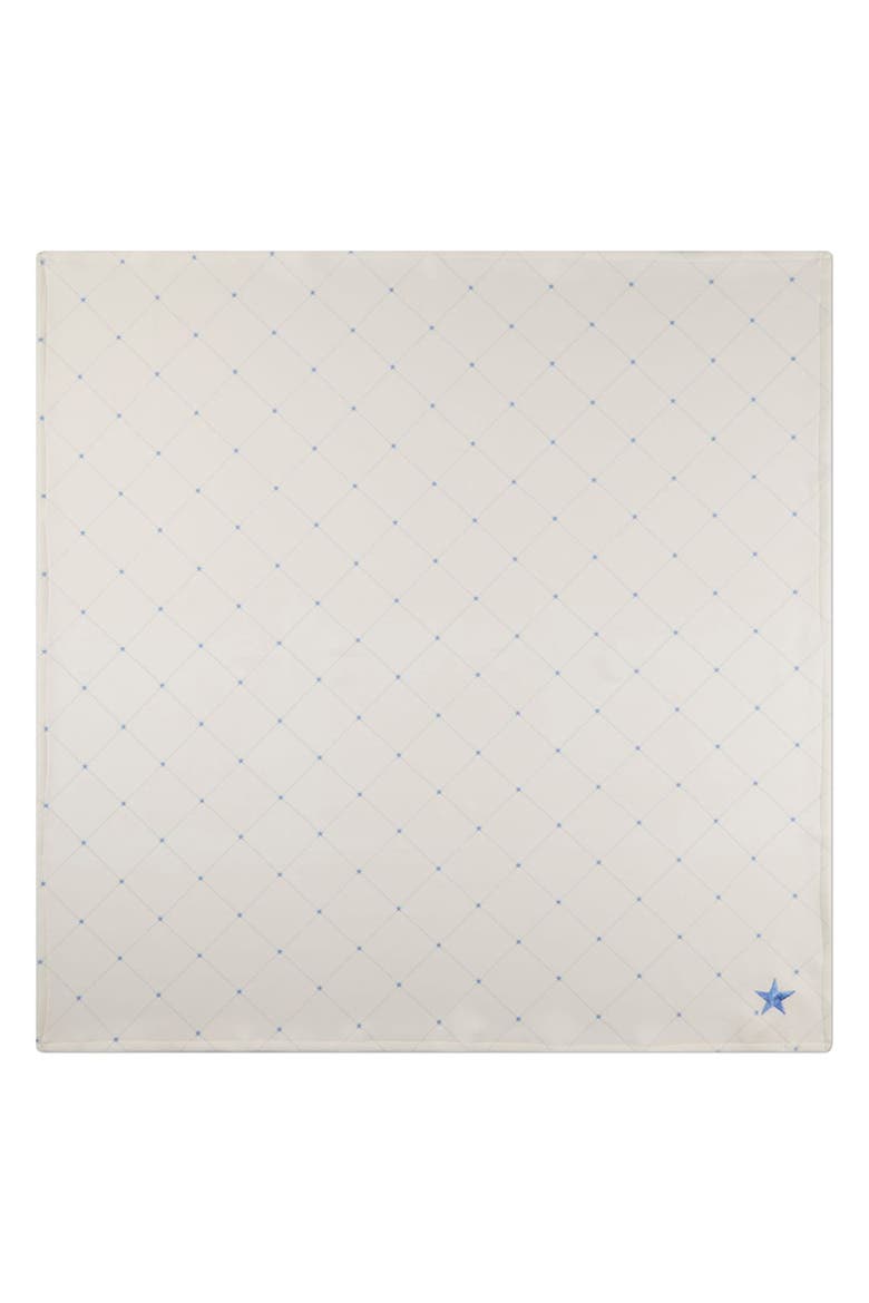 Baby Stars and Stitching Snuggle Blanket, Main, color, Blue