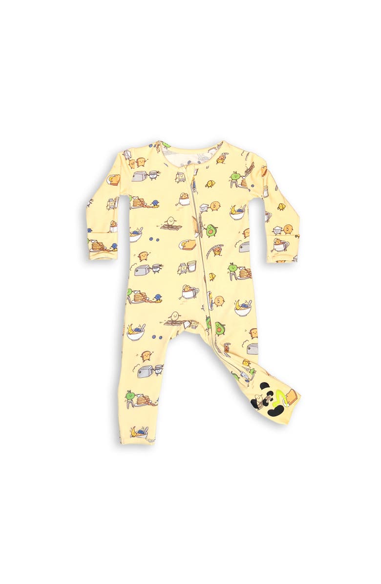 Bellabu Bear Baby Love You Brunches Convertible Footie, Main, color, Love You Brunches