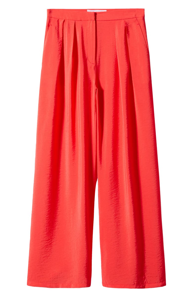 MANGO High Waist Wide Leg Pants, Alternate, color, 