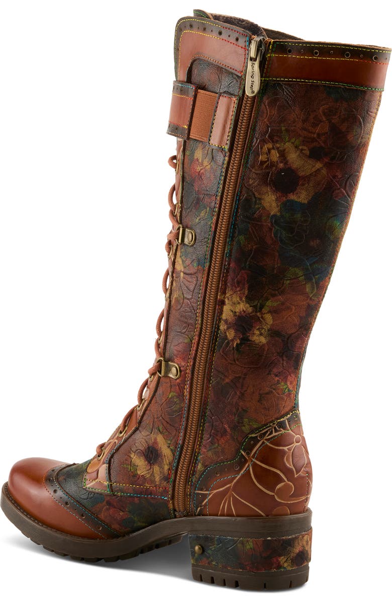 L'Artiste by Spring Step Kisha Fall Knee High Boot, Alternate, color, Camel Multi