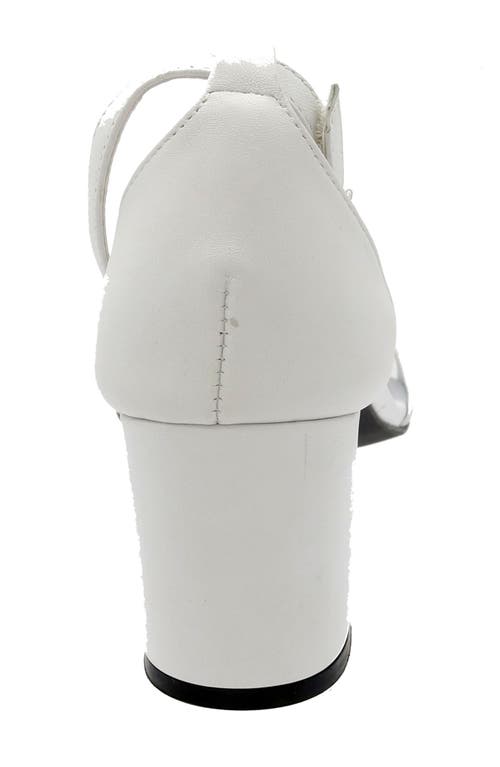 David Tate Timeless Ankle Strap Sandal In White