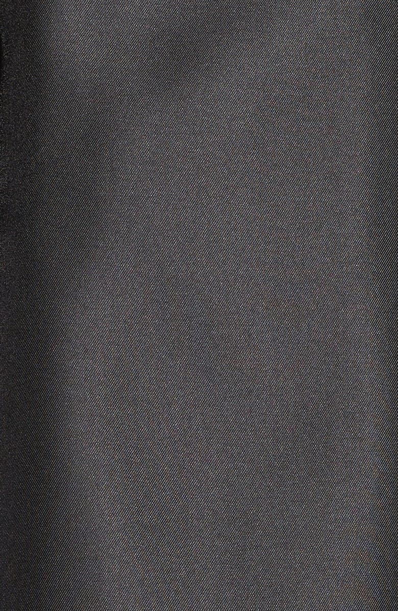 Adrianna Papell Sleeveless Mikado Fit & Flare Midi Dress, Alternate, color, Black