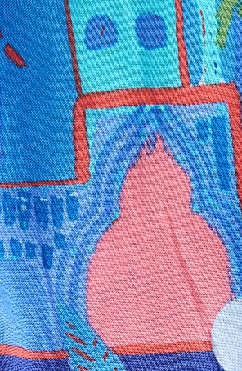 SUGARLIPS Punta Alta Ordy Smocked Midi Dress, Alternate, color, 