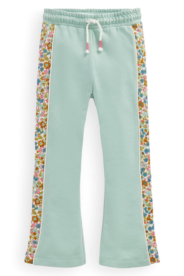 Kids' Striped Kickflare Joggers, Main, color, CORNISH BLUE FLORAL
