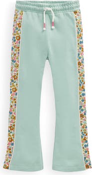 Mini Boden Kids' Striped Kickflare Joggers