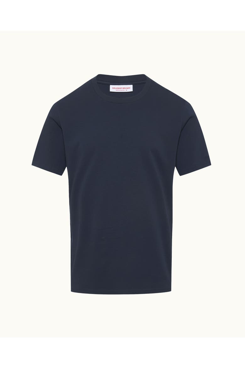 Ob Standard Easy Fit Interlock Cotton Jersey T-Shirt, Alternate, color, NIGHT IRIS