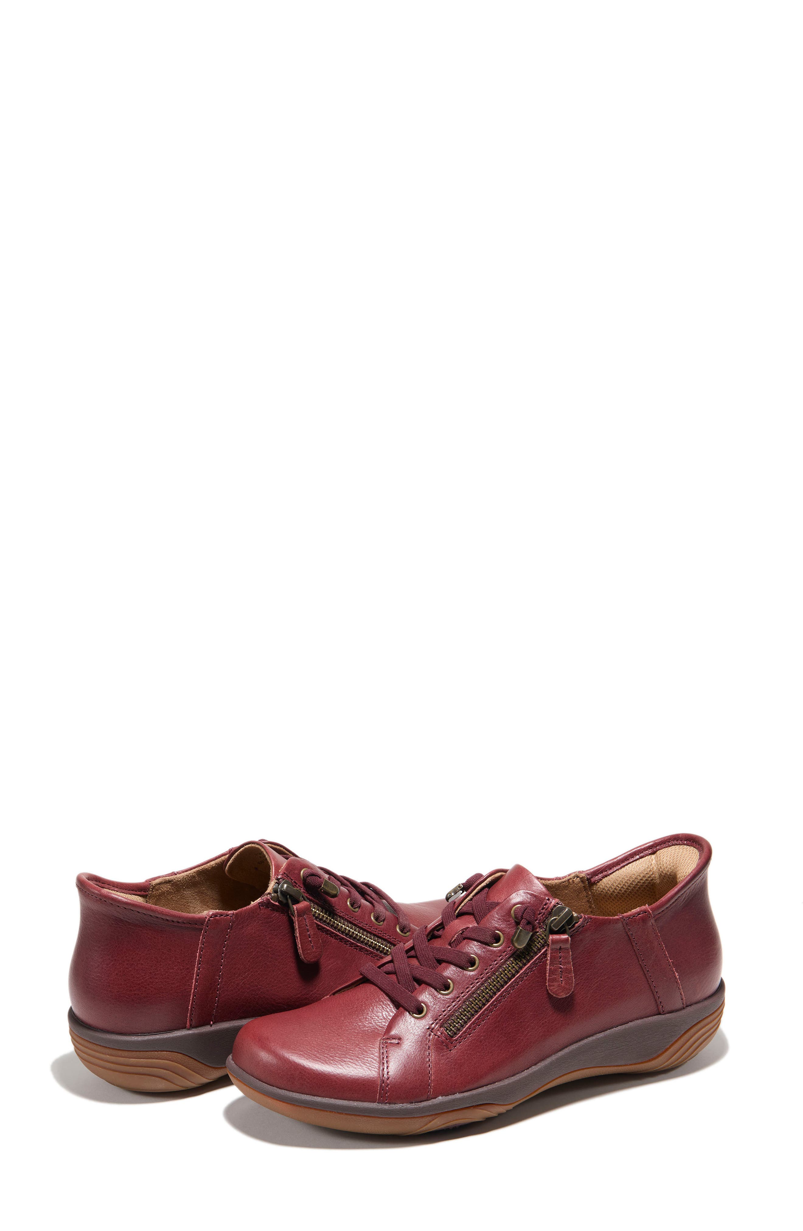 Alma Sneaker, Alternate, color, DARK CHERRY