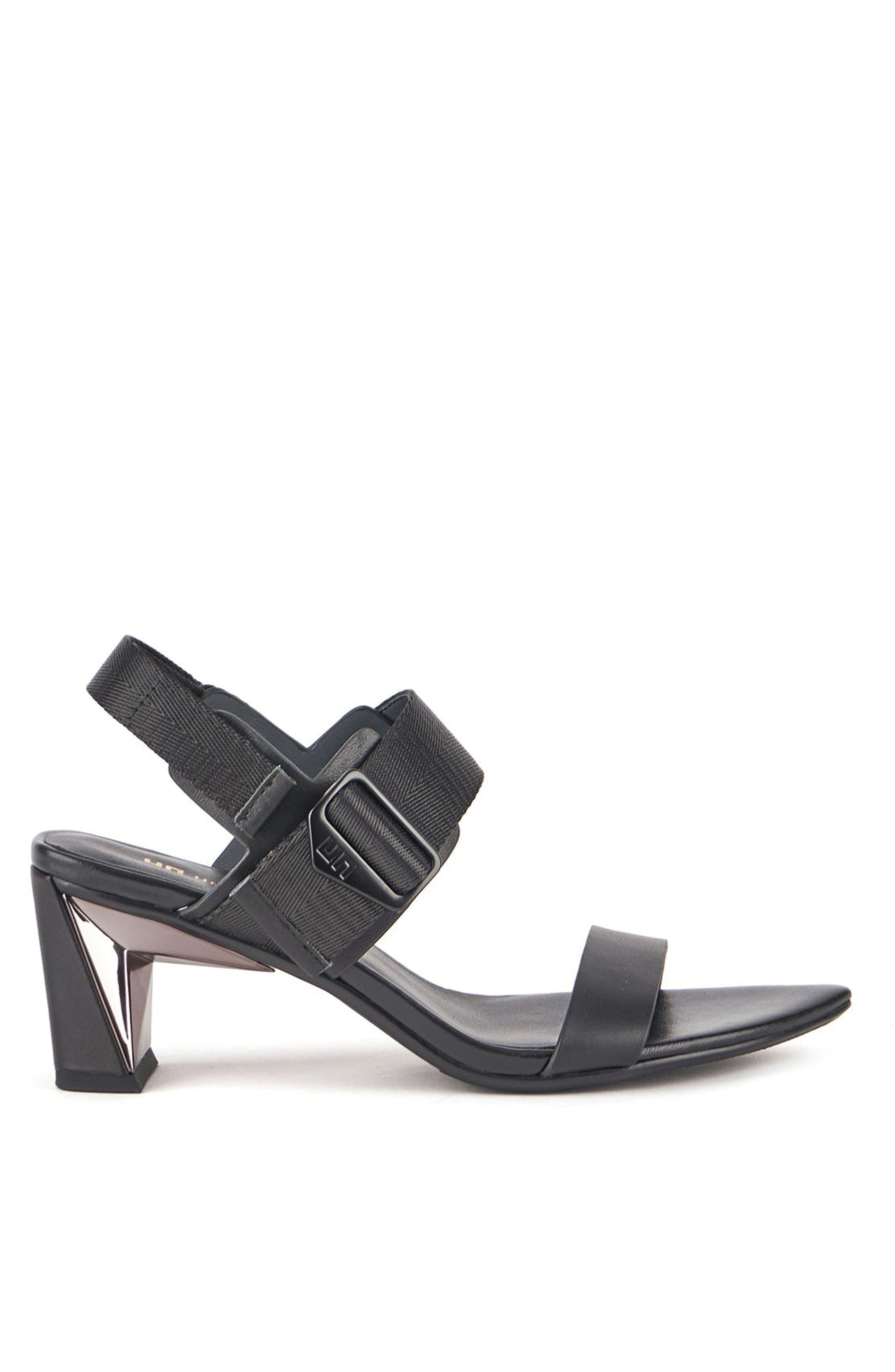 United Nude Poly Soga Mid Sandals, Main, color, Black
