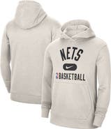 Nike Men's Nike White Brooklyn Nets 2021-2022 Spotlight On Court Performance Practice Pullover Hoodie