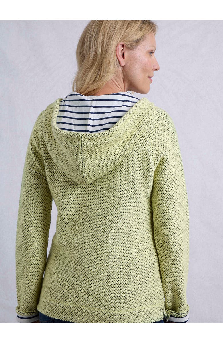 Weird Fish Chicoa Full Zip Macaroni Hoodie, Alternate, color, Celery