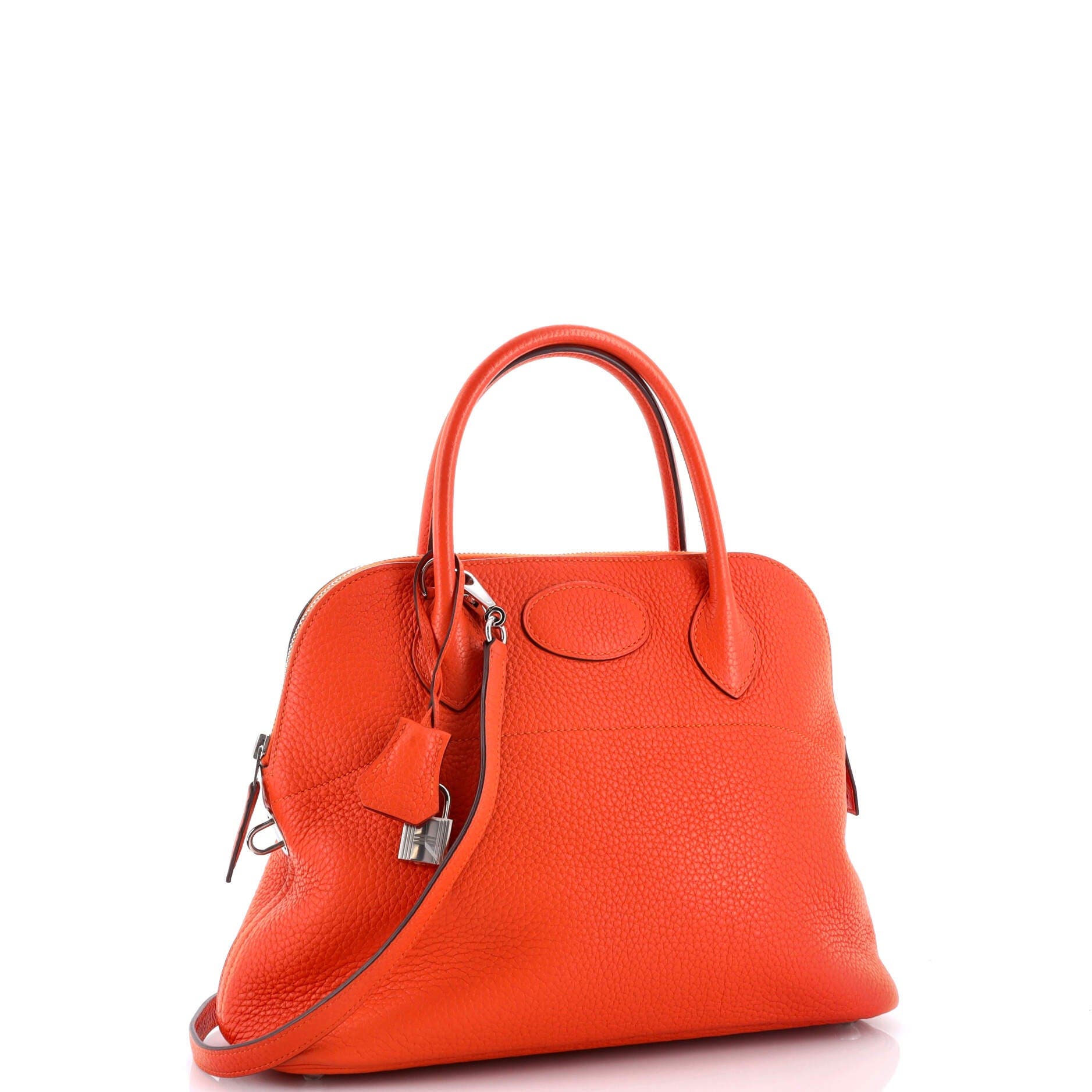 Pre-Owned Hermes Bolide Bag Clemence 31, Alternate, color, Feu