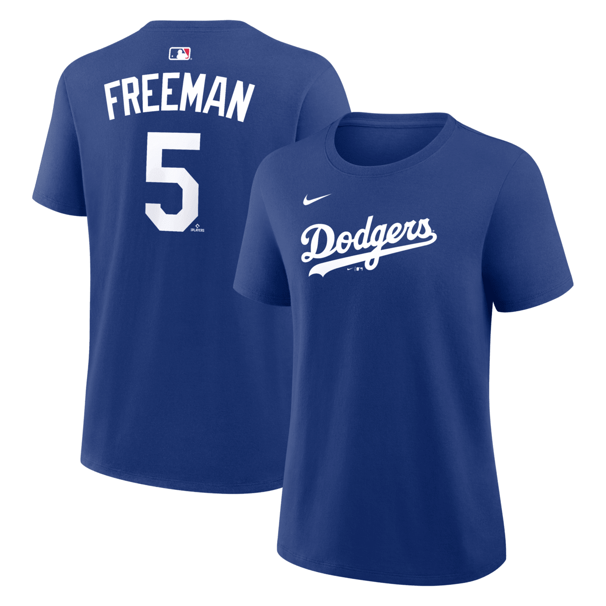 Women's Nike Freddie Freeman Royal Los Angeles Dodgers Name & Number T-Shirt - image 1