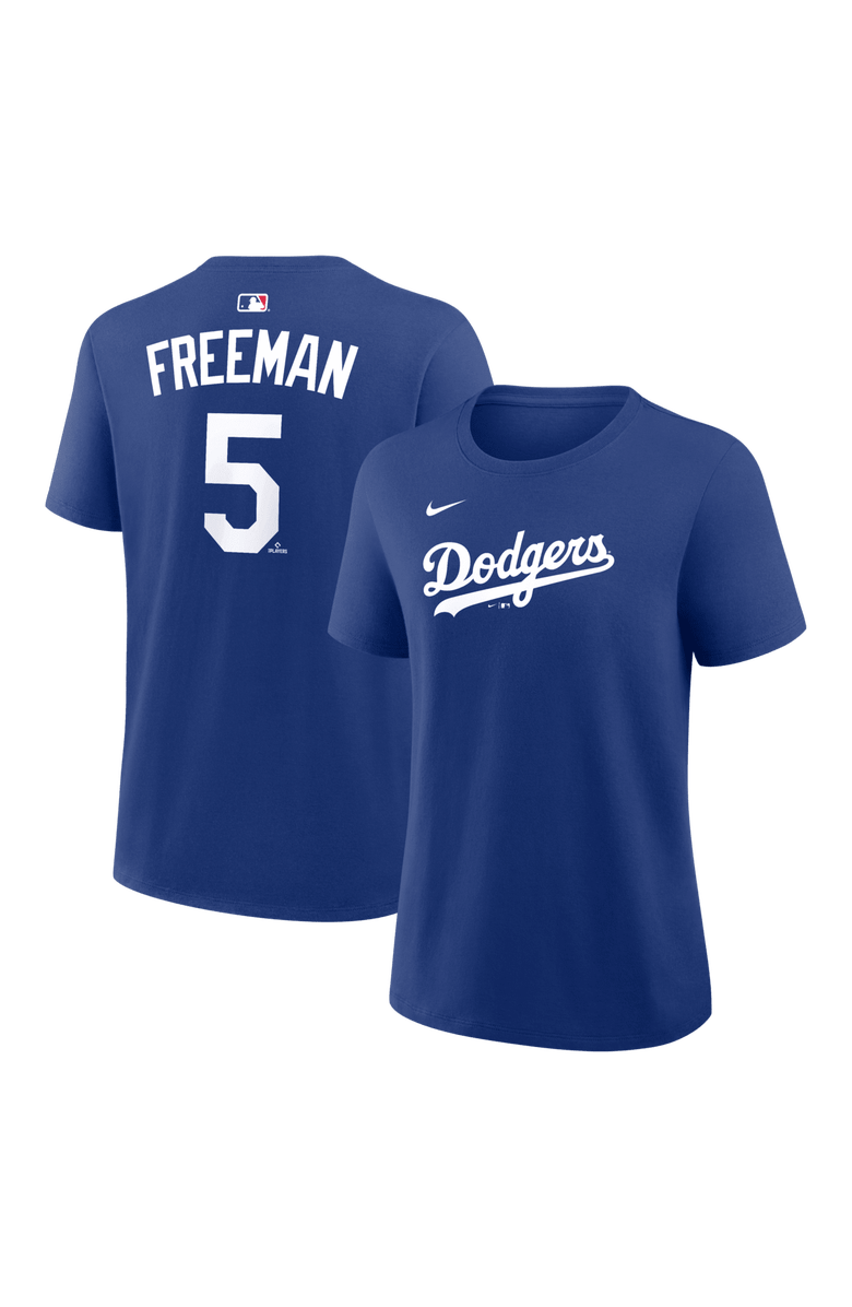 Nike Women's Nike Freddie Freeman Royal Los Angeles Dodgers Name & Number T-Shirt, Main, color, Royal