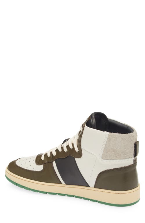 Collegium Pillar Destroyer High Top Sneaker In Green