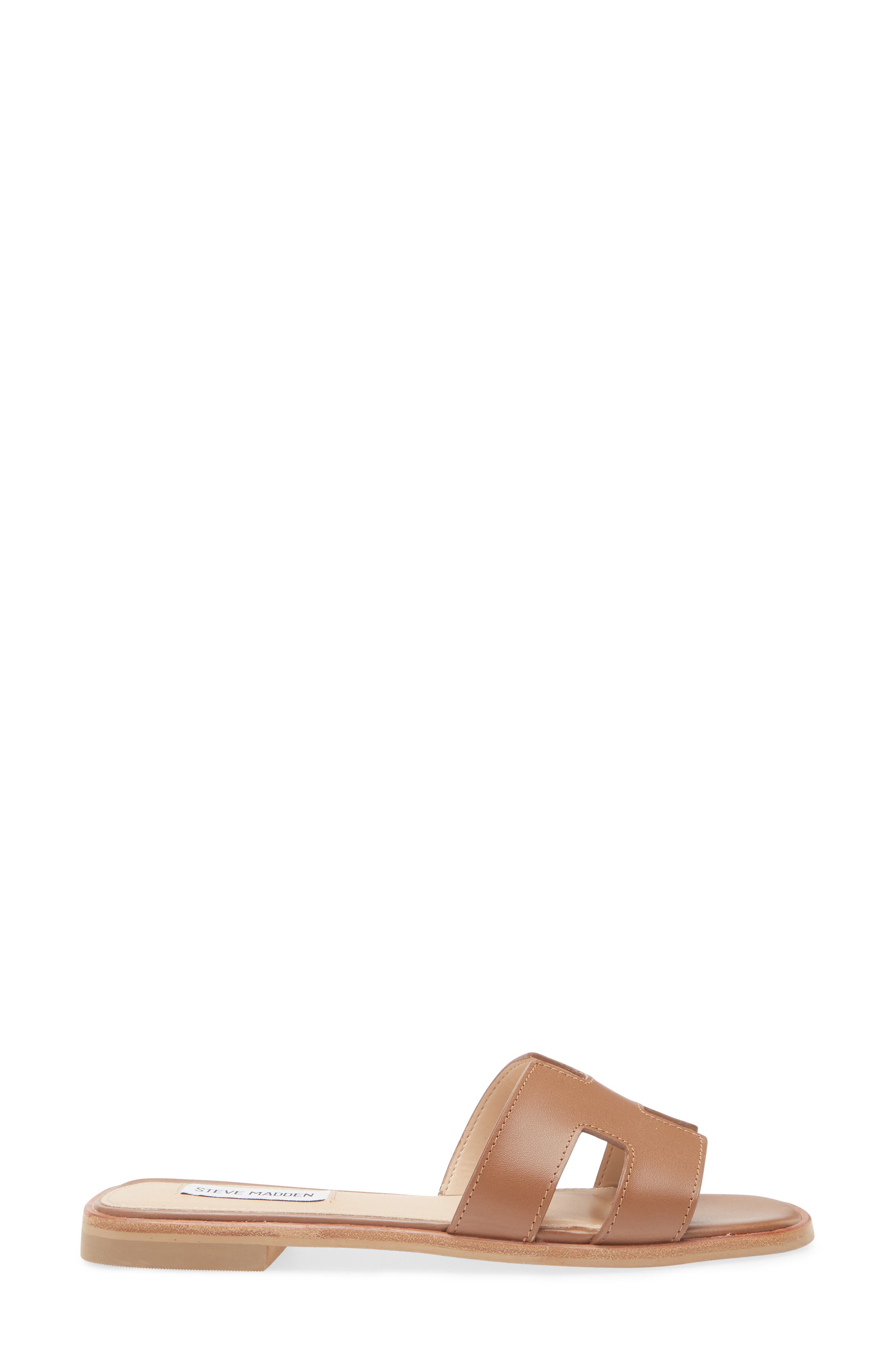 Hadyn Slide Sandal, Alternate, color, COGNAC LEATHER