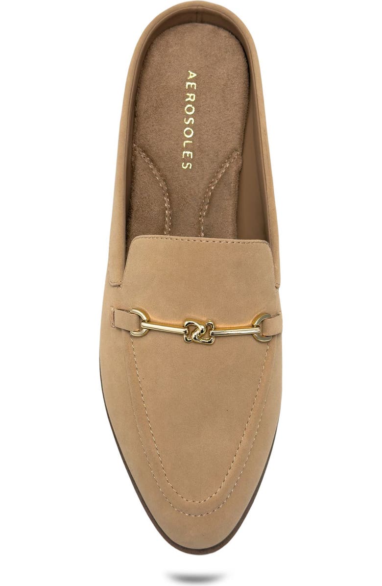 Aerosoles Erik Tailored Loafer Mule - Wide Width Available, Alternate, color, Beige Bisque