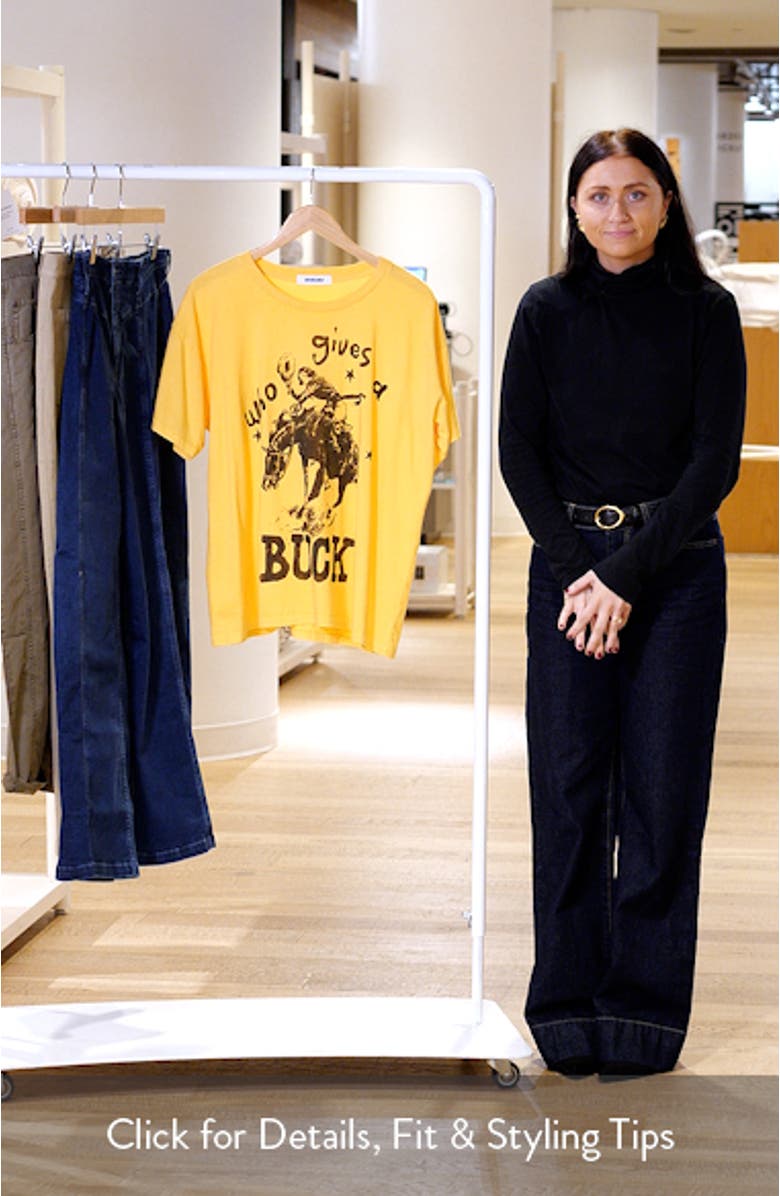 Who Gives a Buck Cotton Graphic T-Shirt, sales video thumbnail