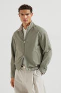 Brunello Cucinelli Gabardine outerwear jacket