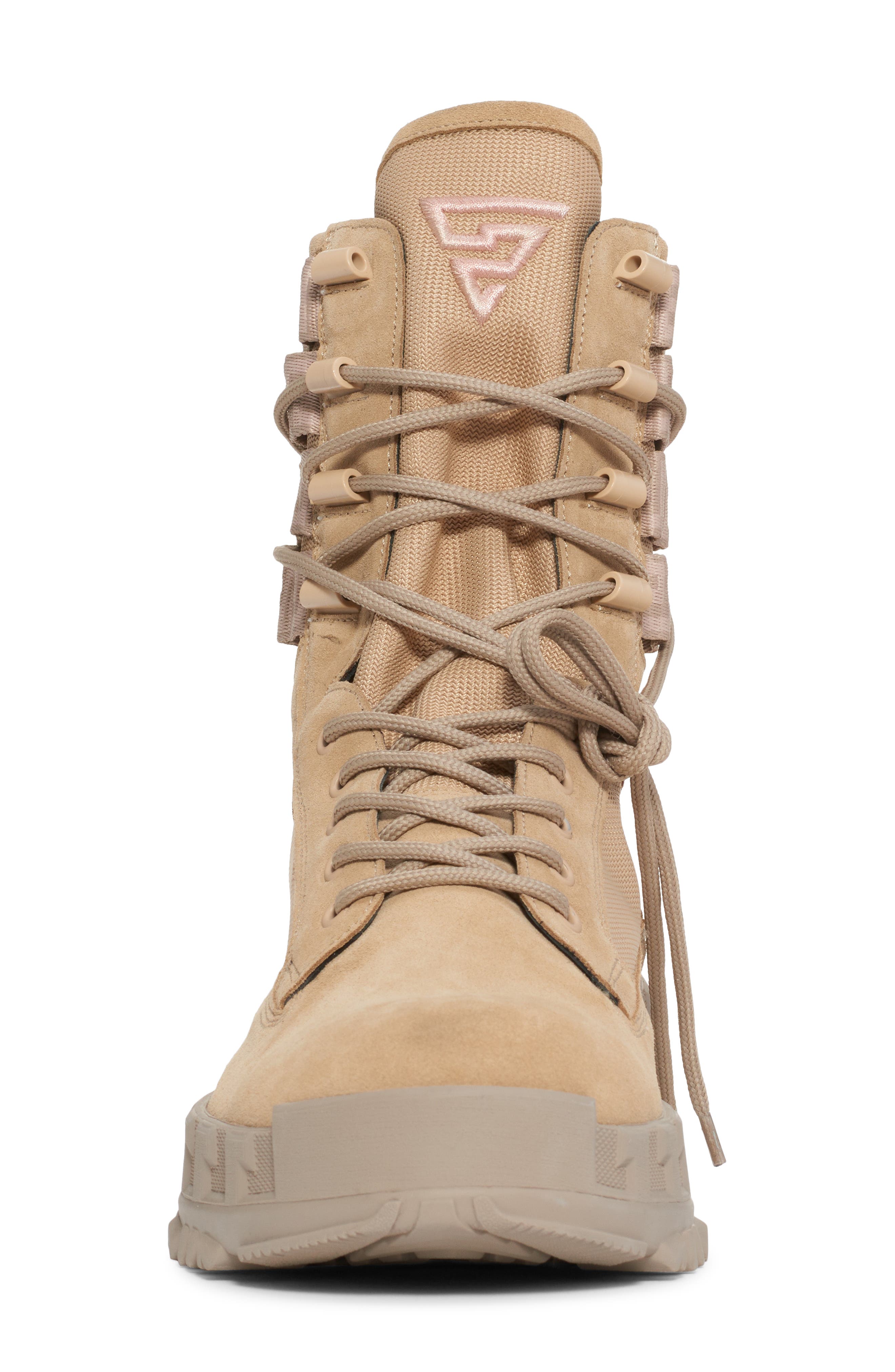 Versace Greca Rhegis Combat Boot, Alternate, color, 