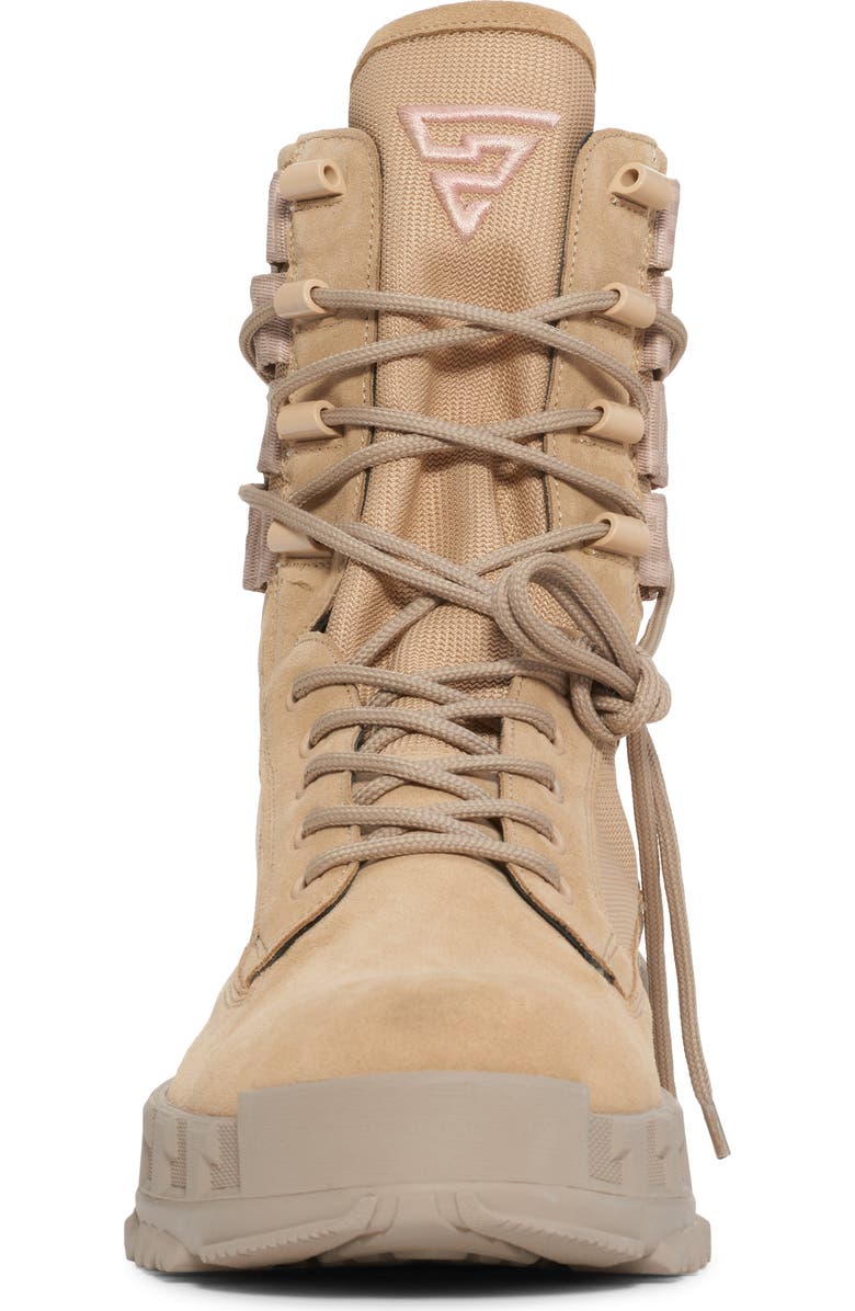 Versace Greca Rhegis Combat Boot, Alternate, color,