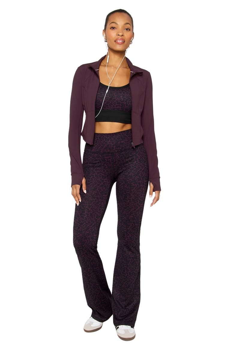 Perfect Storm Cropped Train Jacket, Alternate, color, Oxblood