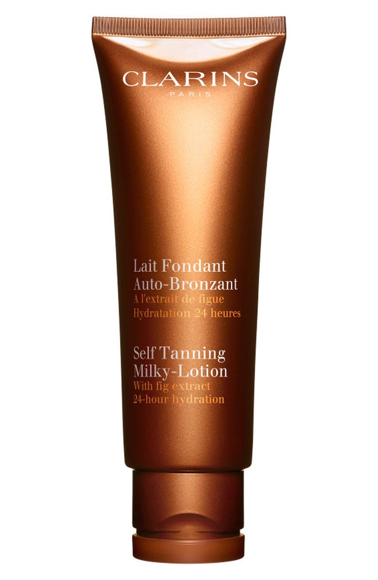 Clarins Self Tanning Milky-Lotion for Face & Body, Main, color,