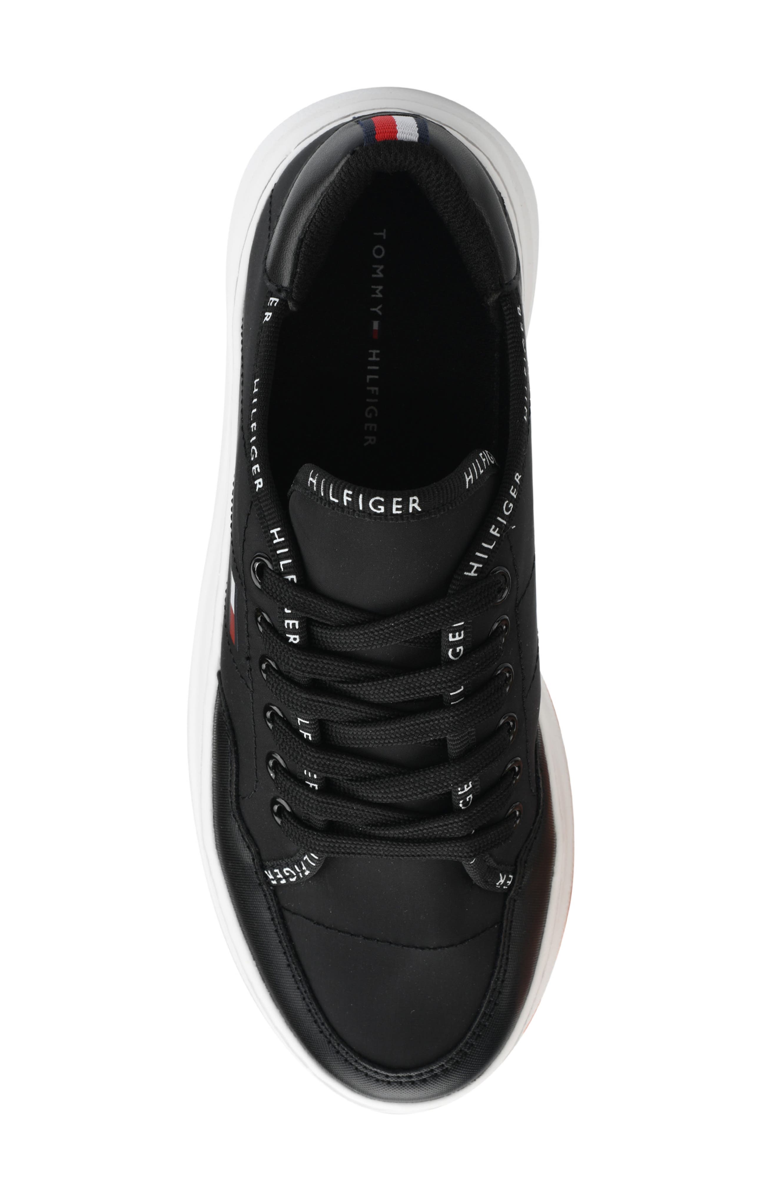 Tommy Hilfiger Grazie Platform Sneaker, Alternate, color, Black