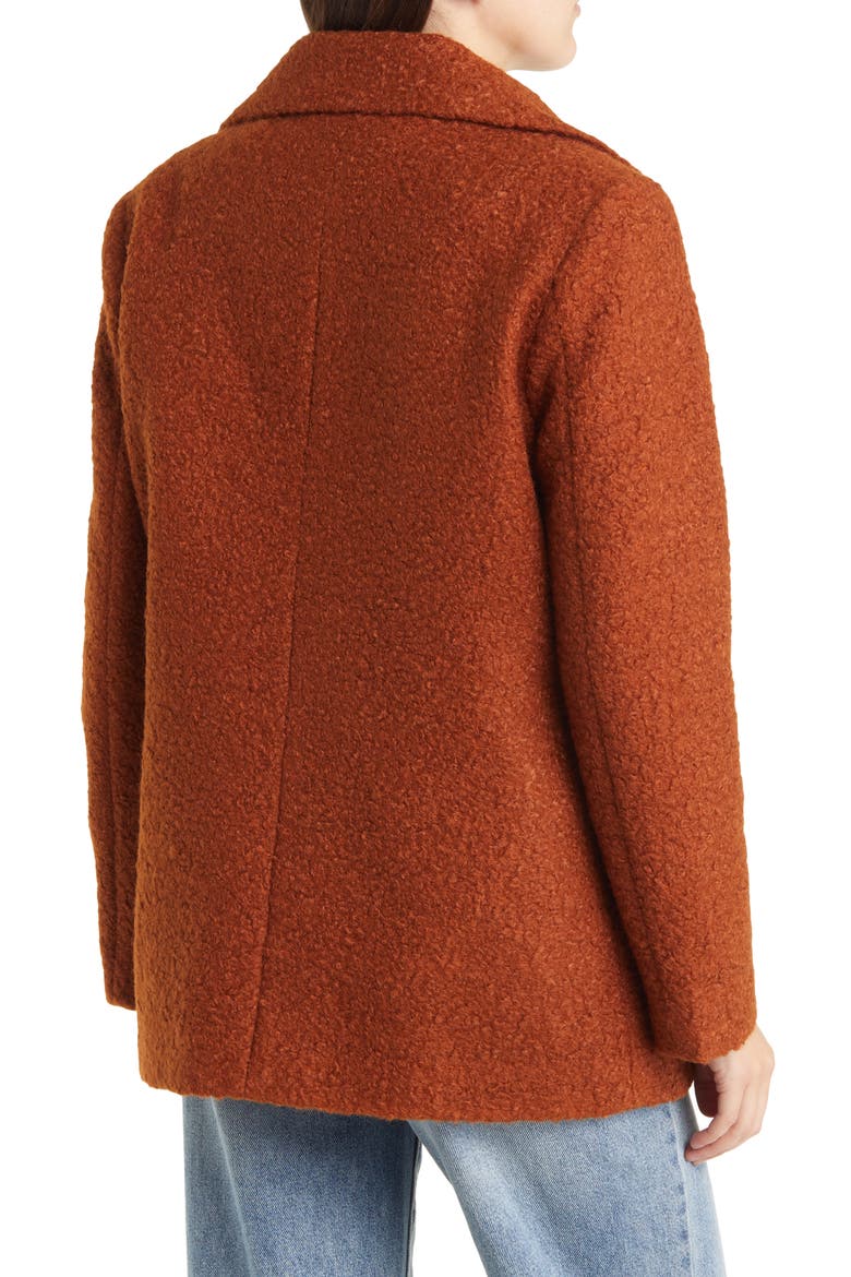 Brushed Coat, Alternate, color, COGNAC