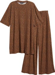 Dressed in Lala Leveled Up Leopard Top & Pants Set