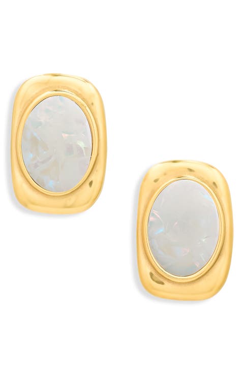 Coraline Mother-of-Pearl Drop Earrings