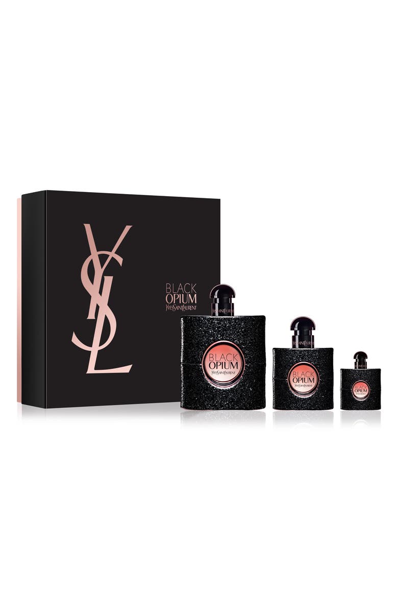 Yves Saint Laurent Black Opium Eau de Parfum Set, Main, color,