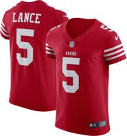 Nike Men's Nike Trey Lance Scarlet San Francisco 49ers Vapor Elite Jersey
