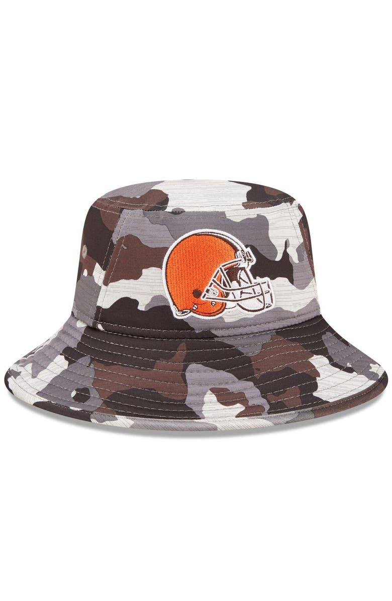 New Era Men's New Era Camo Cleveland Browns 2022 NFL Training Camp Official Bucket Hat, Alternate, color, Camo
