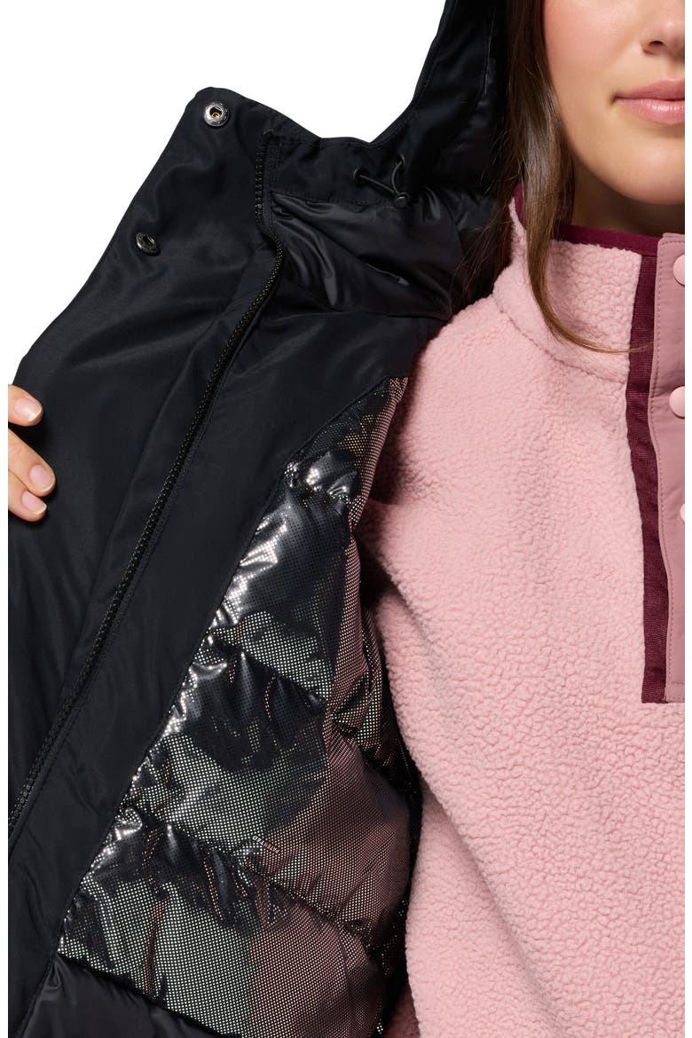 Harmony Falls 550 Fill Power Down & Feather Fill Parka, Alternate, color, BLACK