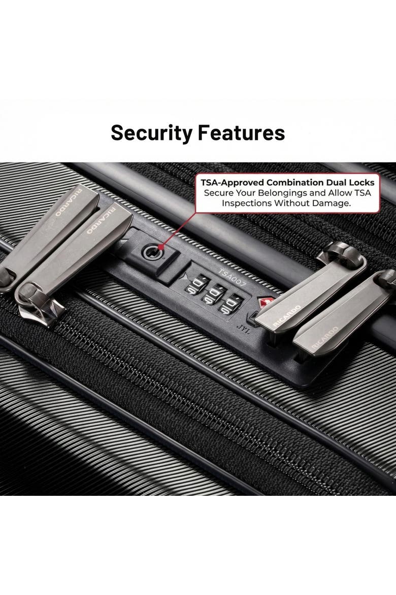 Brentwood Hardside 21" Expandable Front Open Carry-on Luggage, Alternate, color, Onyx