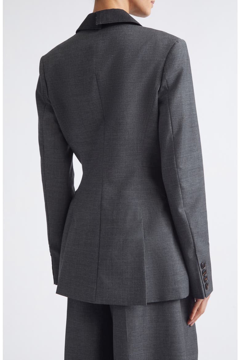 Tropical Wool Bar Jacket, Alternate, color, LIGHT CHARCOAL