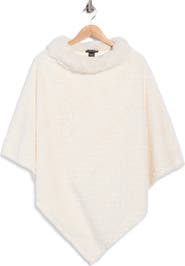 Nanette Lepore Open Knit Cowl Poncho