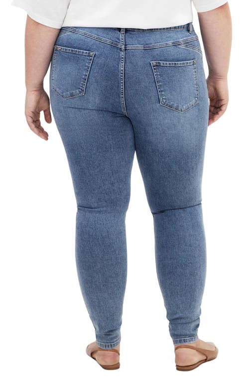 City Chic Nola Skinny Jeans In Blue