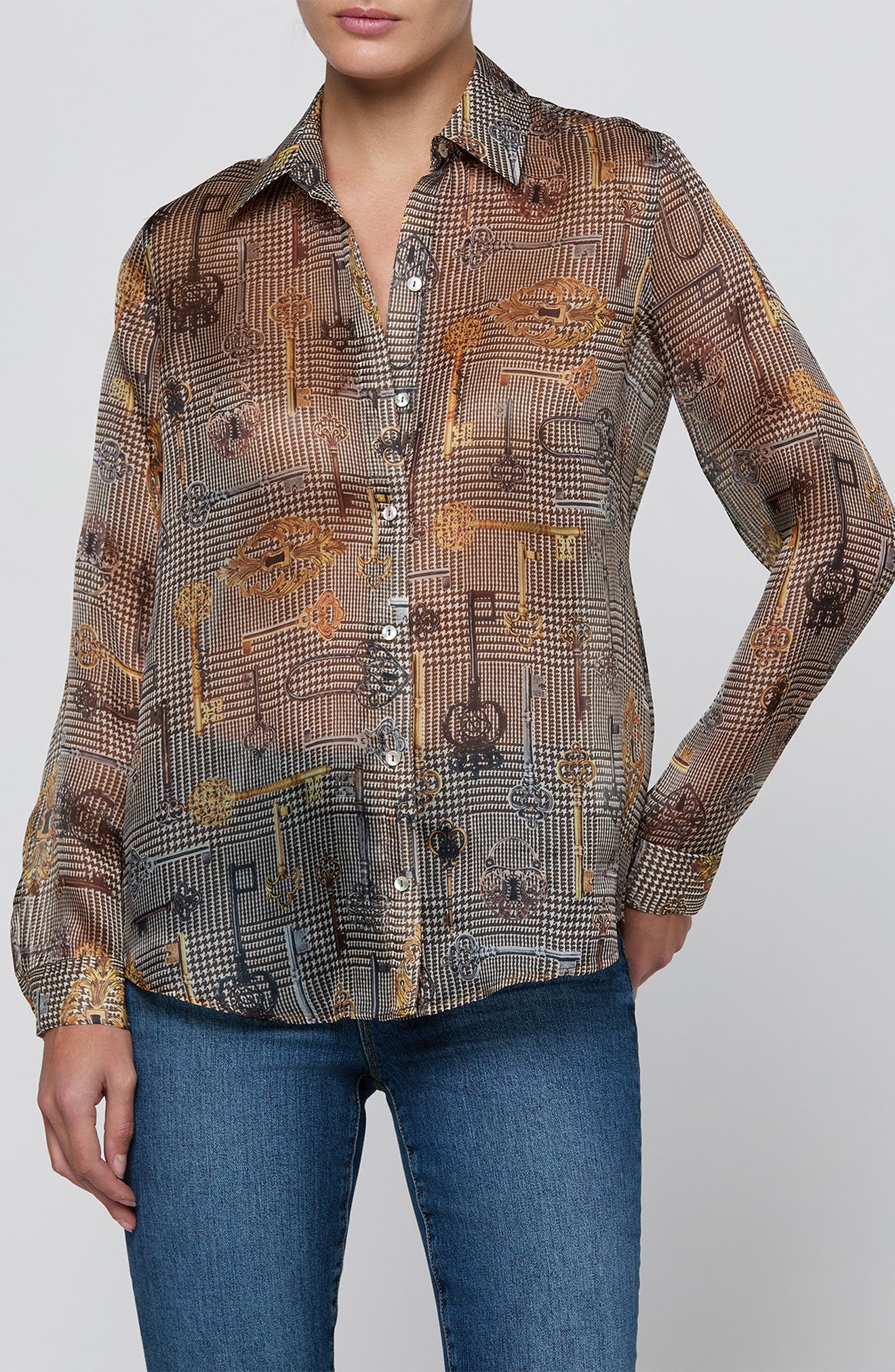 selected BROWN MT HOUNDSTOOTH KEY