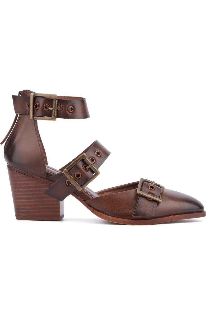 VINTAGE FOUNDRY Kaydence Strappy Sandal, Alternate, color, Brown