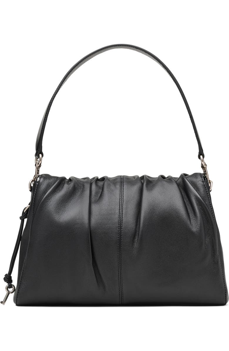 Marc Jacobs The Cristina Messenger Leather Shoulder Bag, Alternate, color, Black