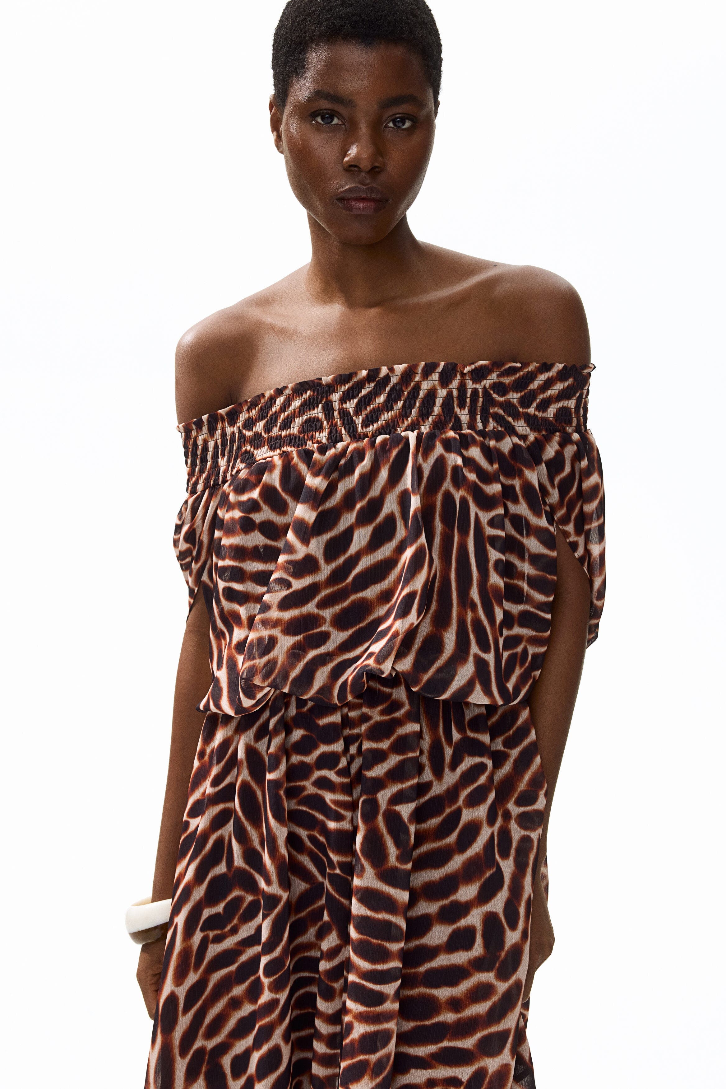 selected Dark brown/patterned