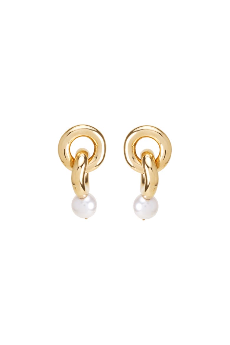 Les Perles By Lanvin Earrings, Main, color, Gold