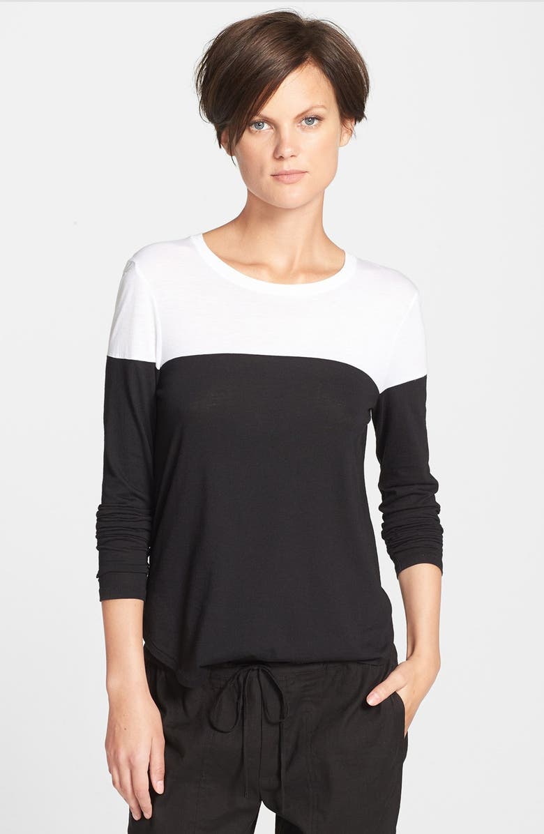 Vince Colorblock Long Sleeve Tee, Main, color,