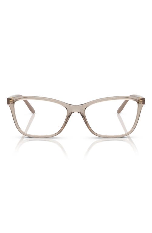 Vogue 52mm Butterfly Optical Glasses In Caramel