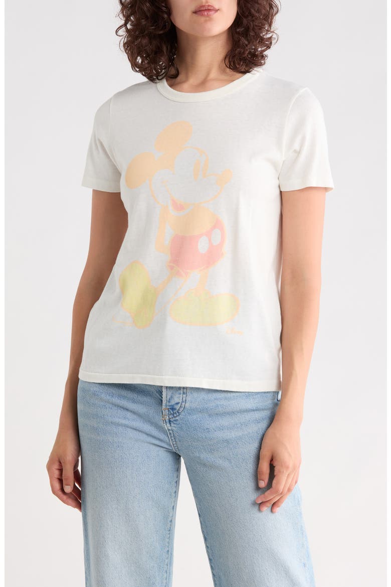 Classic Mickey Graphic T-Shirt, Main, color, VINTAGE WHITE