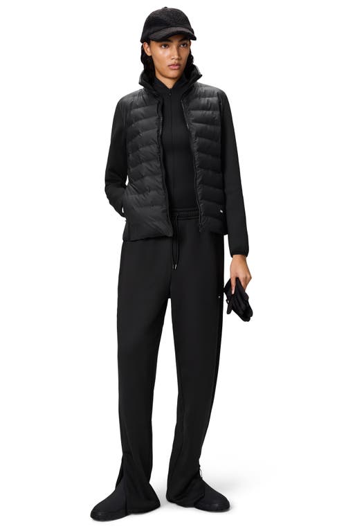 Rains Safi Hybrid Curve Jacket In Black