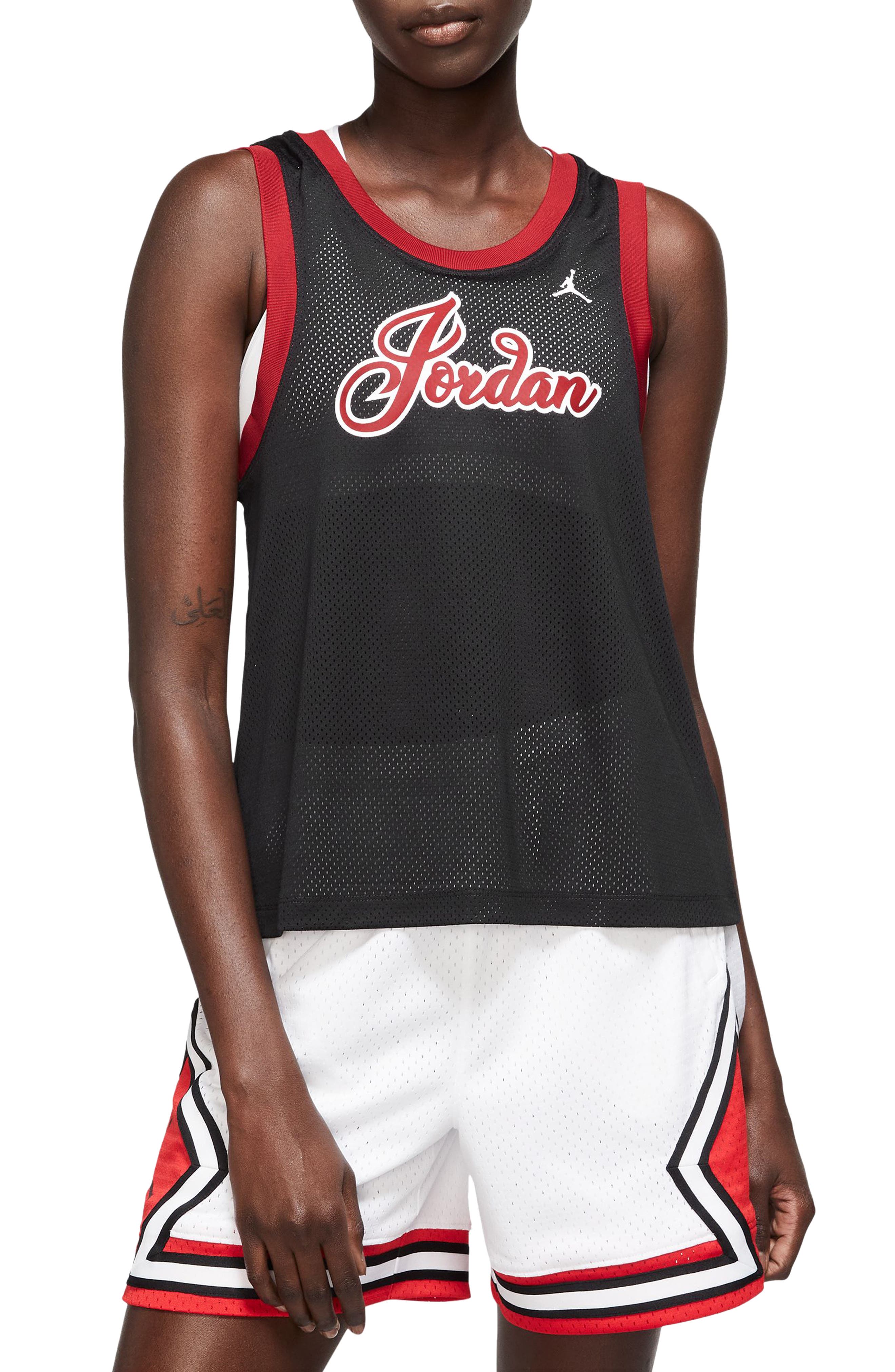 jordan crop top jersey