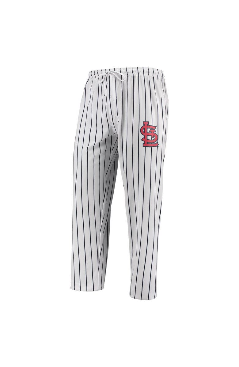 CONCEPTS SPORT Men's Concepts Sport White/Navy St. Louis Cardinals Vigor Lounge Pant, Main, color, White
