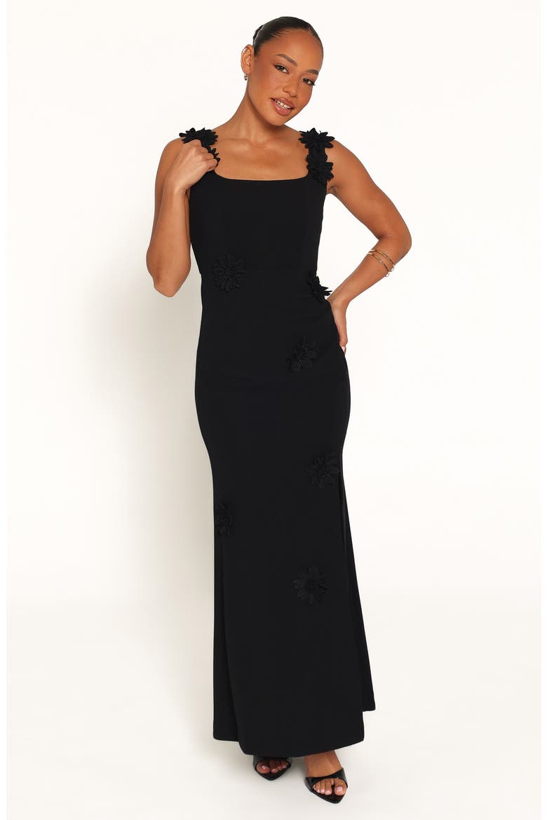 Lorenna Maxi Dress, Alternate, color, BLACK